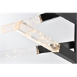 Elegant Lighting Ari 6-Bar Pendant in Black