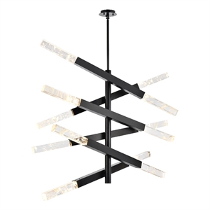 Elegant Lighting Ari 6-Bar Pendant in Black