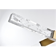 Elegant Lighting Ari 6-Bar Pendant in Satin Gold
