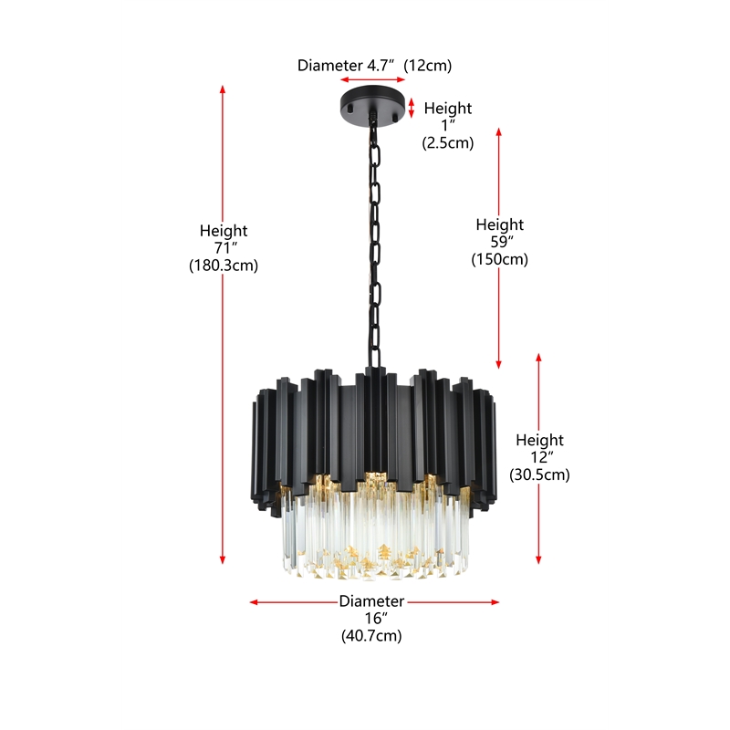 Elegant Lighting Willow 16