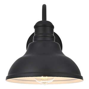 Elegant Lighting Callen 9&quot Outdoor Wall Sconce in Black