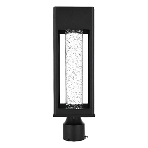 Elegant Lighting Amaris 18&quot Led Outdoor Post Light in Black