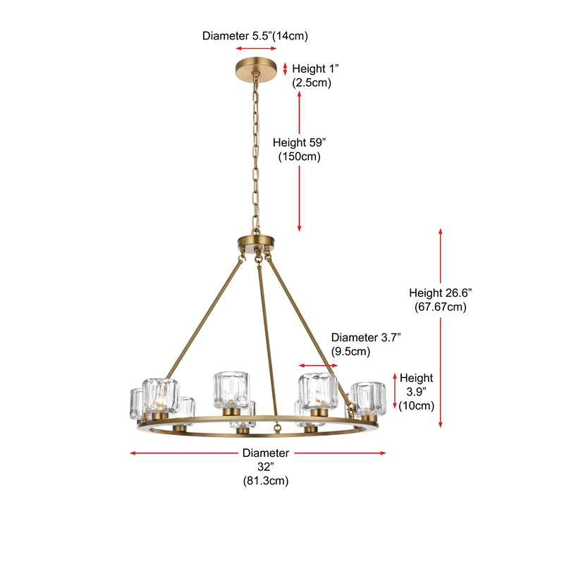 Elegant Lighting Cadence 32