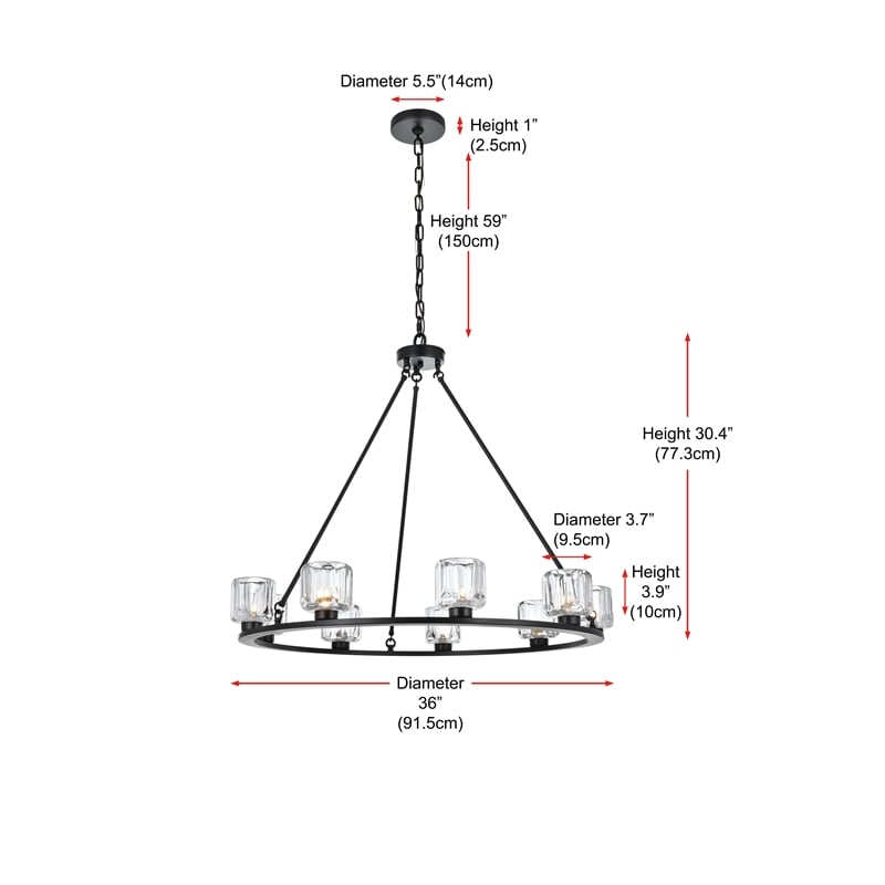 Elegant Lighting Cadence 36