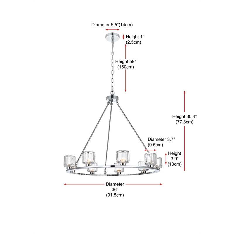 Elegant Lighting Cadence 36