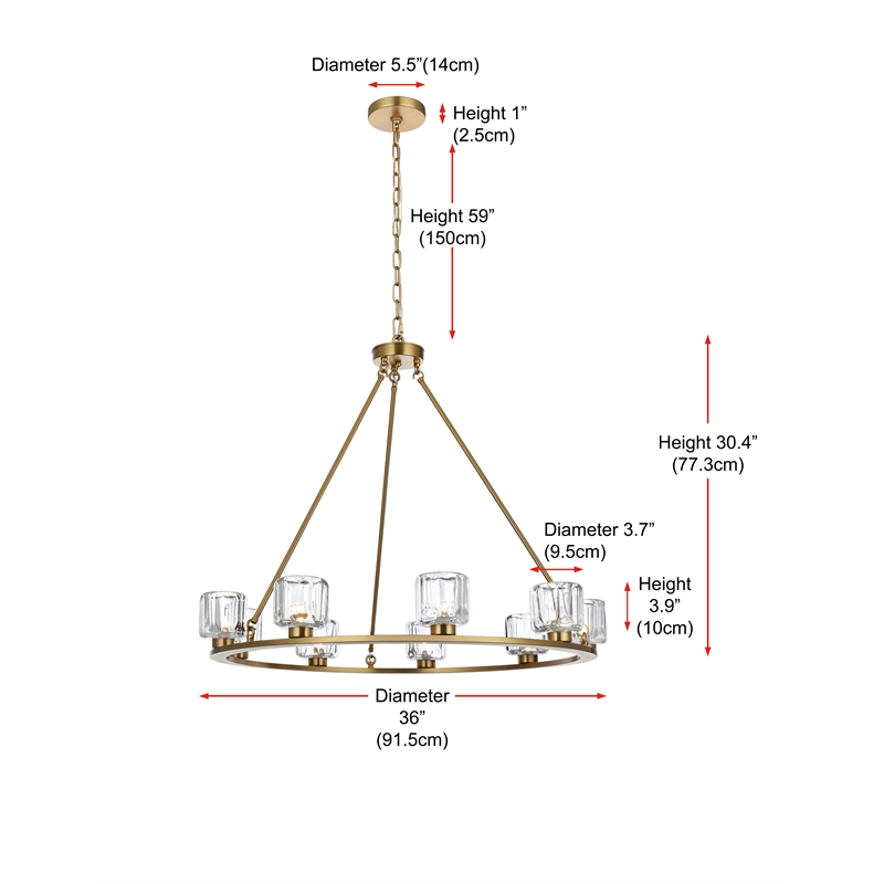 Elegant Lighting Cadence 36
