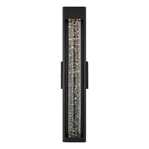 Elegant Lighting Amaris 22&quot Led Outdoor Wall Sconce in Black