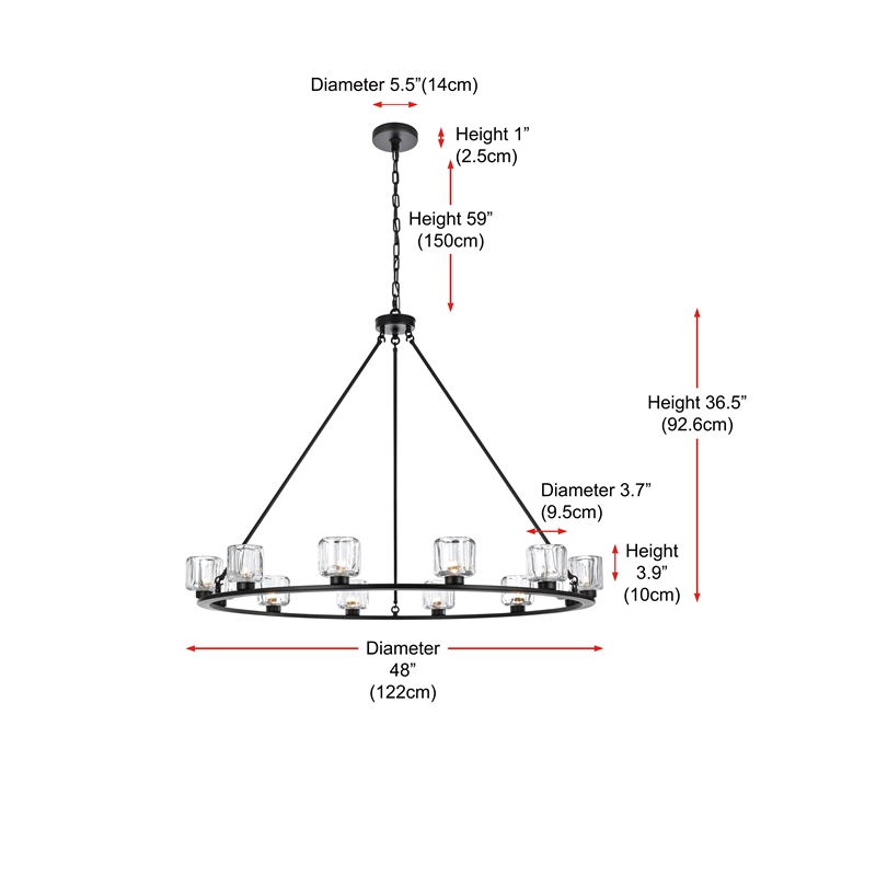 Elegant Lighting Cadence 48