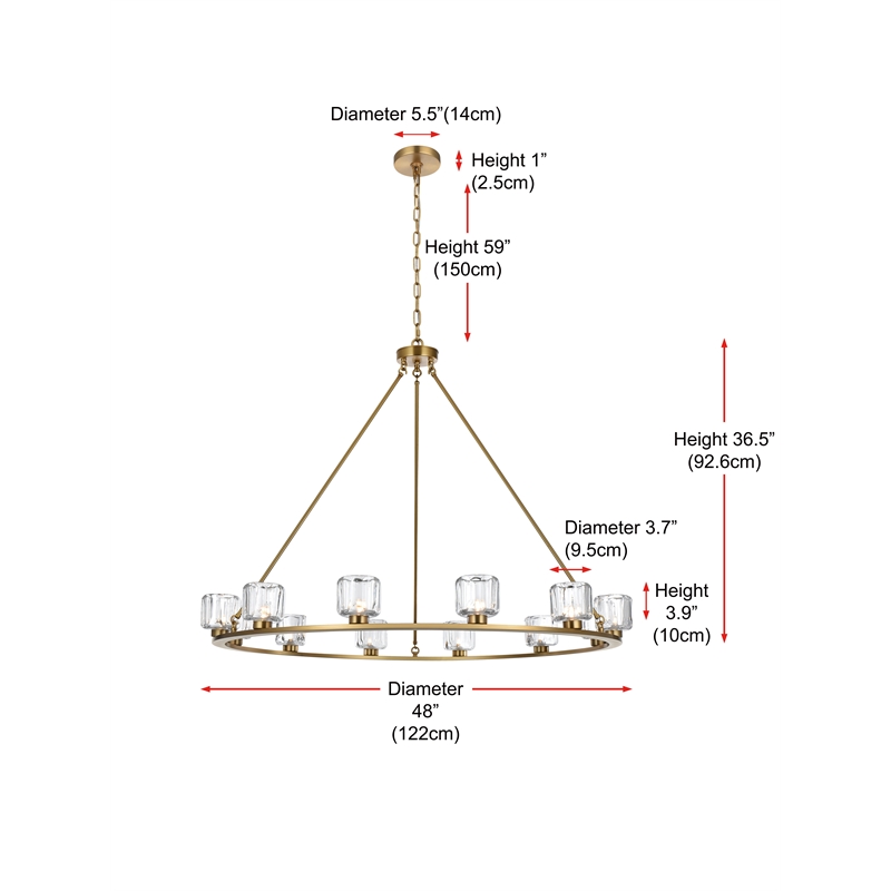 Elegant Lighting Cadence 48