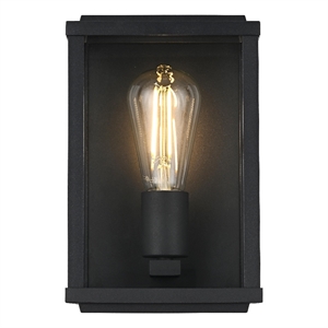 Elegant Lighting Santos 6&quot Outdoor Wall Sconce in Black