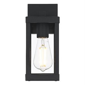 Elegant Lighting Peter 4&quot Outdoor Wall Sconce in Black