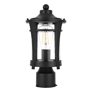Elegant Lighting Artemis 13&quot Outdoor Post Light in Black