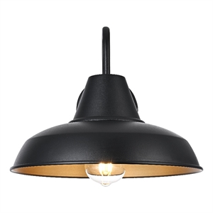 Elegant Lighting Tinsley 15&quot Outdoor Wall Sconce in Black