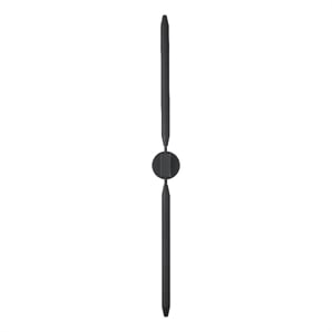 Elegant Lighting Odin 5&quot Outdoor Wall Sconce in Black