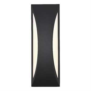 Elegant Lighting Zayn 5&quot Outdoor Wall Sconce in Black