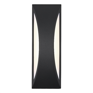 Elegant Lighting Zayn 5&quot Outdoor Wall Sconce in Black