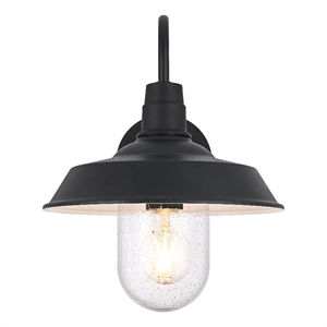 Elegant Lighting Rayan 10&quot Outdoor Wall Sconce in Black