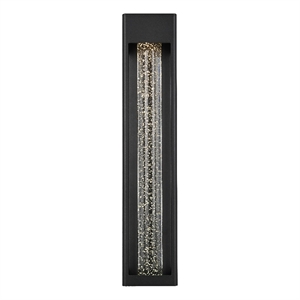 Elegant Lighting Amaris 27&quot Led Outdoor Wall Sconce in Black