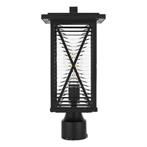 Elegant Lighting Jada 16&quot Outdoor Post Light in Black
