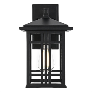 Elegant Lighting Harley 13&quot Outdoor Wall Sconce in Black