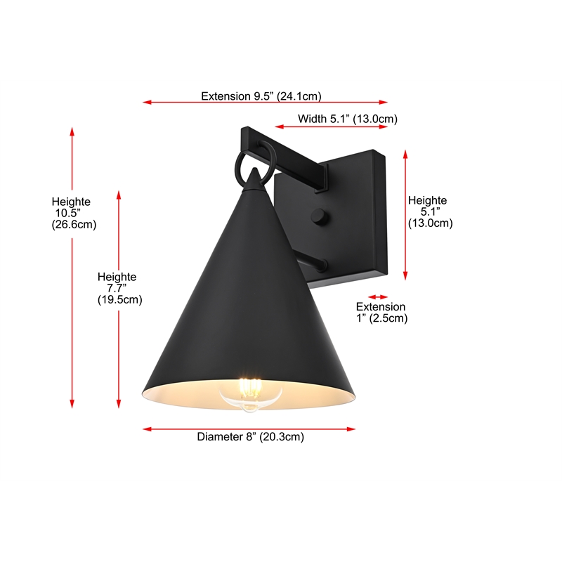 Elegant Lighting Hendrix 8