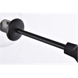 Elegant Lighting Cavoli 2 Lights Black Wall Sconce
