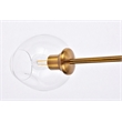 Elegant Lighting Cavoli 2 Lights Brass Wall Sconce