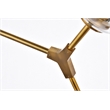 Elegant Lighting Cavoli 2 Lights Brass Wall Sconce