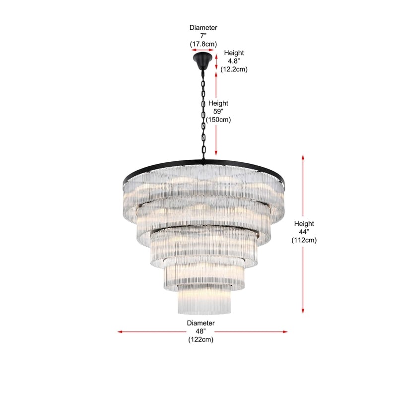 Elegant Lighting Harlow 48
