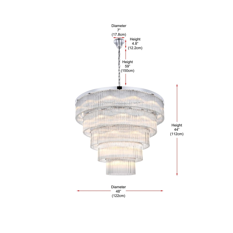 Elegant Lighting Harlow 48