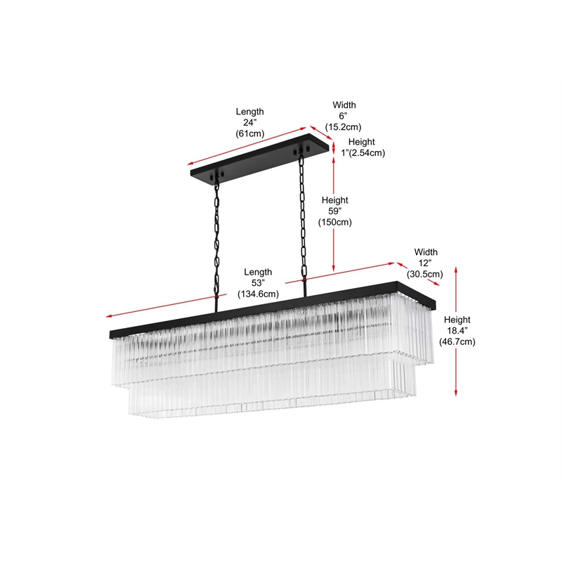 Elegant Lighting Harlow 53