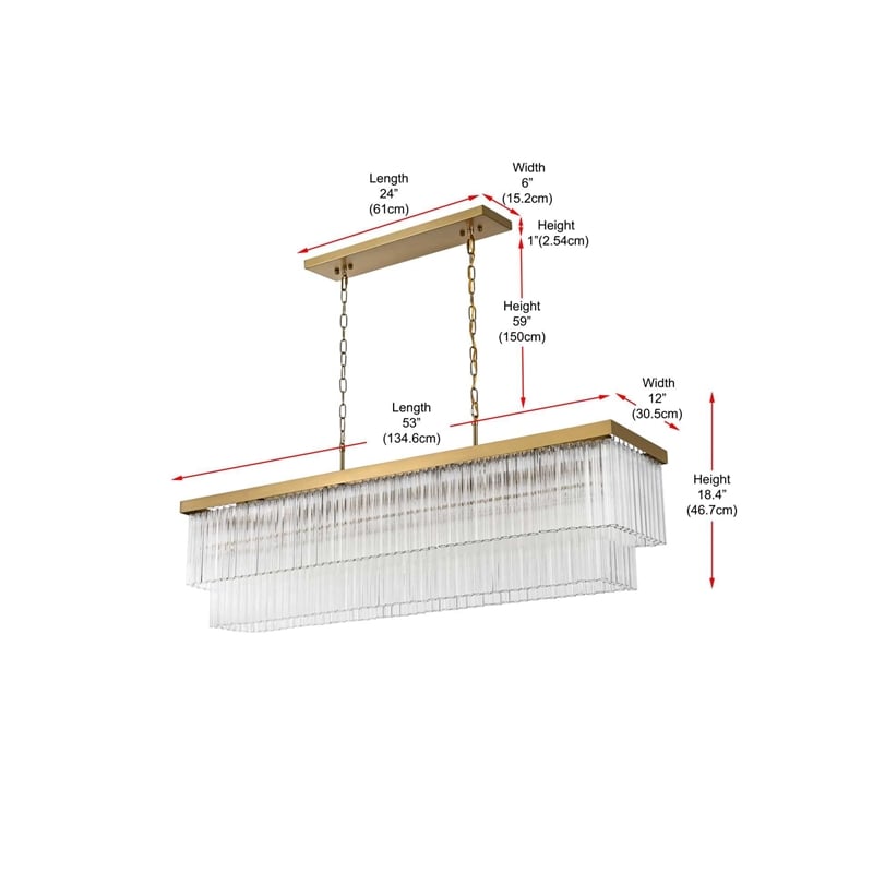 Elegant Lighting Harlow 53