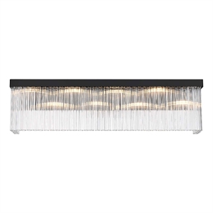 Elegant Lighting Harlow 34&quot Wall Sconce in Black
