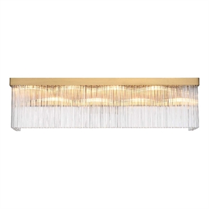 Elegant Lighting Harlow 34&quot Wall Sconce in Satin Gold
