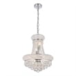 Elegant Home Fashions Primo 8-Light Crystal & Steel Chandelier in Chrome