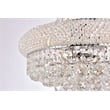 Elegant Home Fashions Primo 8-Light Crystal & Steel Chandelier in Chrome