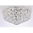 Elegant Home Fashions Primo 8-Light Crystal & Steel Chandelier in Chrome