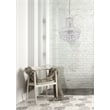 Elegant Home Fashions Primo 8-Light Crystal & Steel Chandelier in Chrome