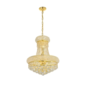 Elegant Lighting Primo 16&quot 8 Light Royal Crystal Chandelier