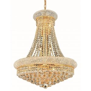 Elegant Lighting Primo 24&quot 14 Light Royal Crystal Chandelier