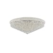 Elegant Lighting Primo 30-Light Metal & Crystal Flush Mount in Chrome