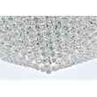 Elegant Lighting Primo 30-Light Metal & Crystal Flush Mount in Chrome