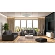 Elegant Lighting Primo 30-Light Metal & Crystal Flush Mount in Chrome