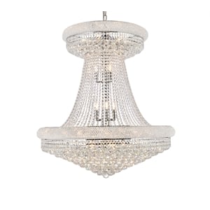 Elegant Lighting Primo 36&quot 28 Light Royal Crystal Chandelier
