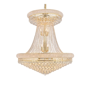 Elegant Lighting Primo 36&quot 28 Light Royal Crystal Chandelier