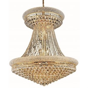 primo royal crystal chandelier in gold (a)