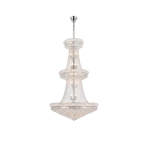 Elegant Lighting Primo 42&quot 38 Light Royal Crystal Chandelier