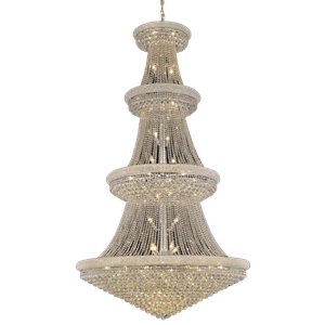 primo royal crystal chandelier in chrome (a)