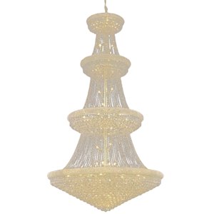 primo royal crystal chandelier in gold (a)