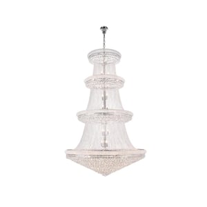 Elegant Lighting Primo 62&quot 56 Light Royal Crystal Chandelier